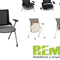 Mesa y sillas contemporáneas REMS
